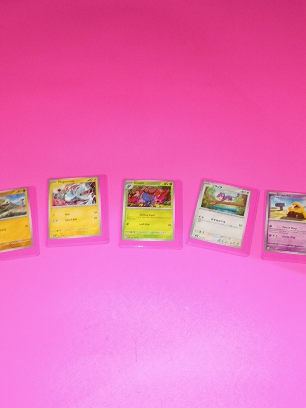 Pokémon Card Lot - Assorted Cards in Protective Sleeves